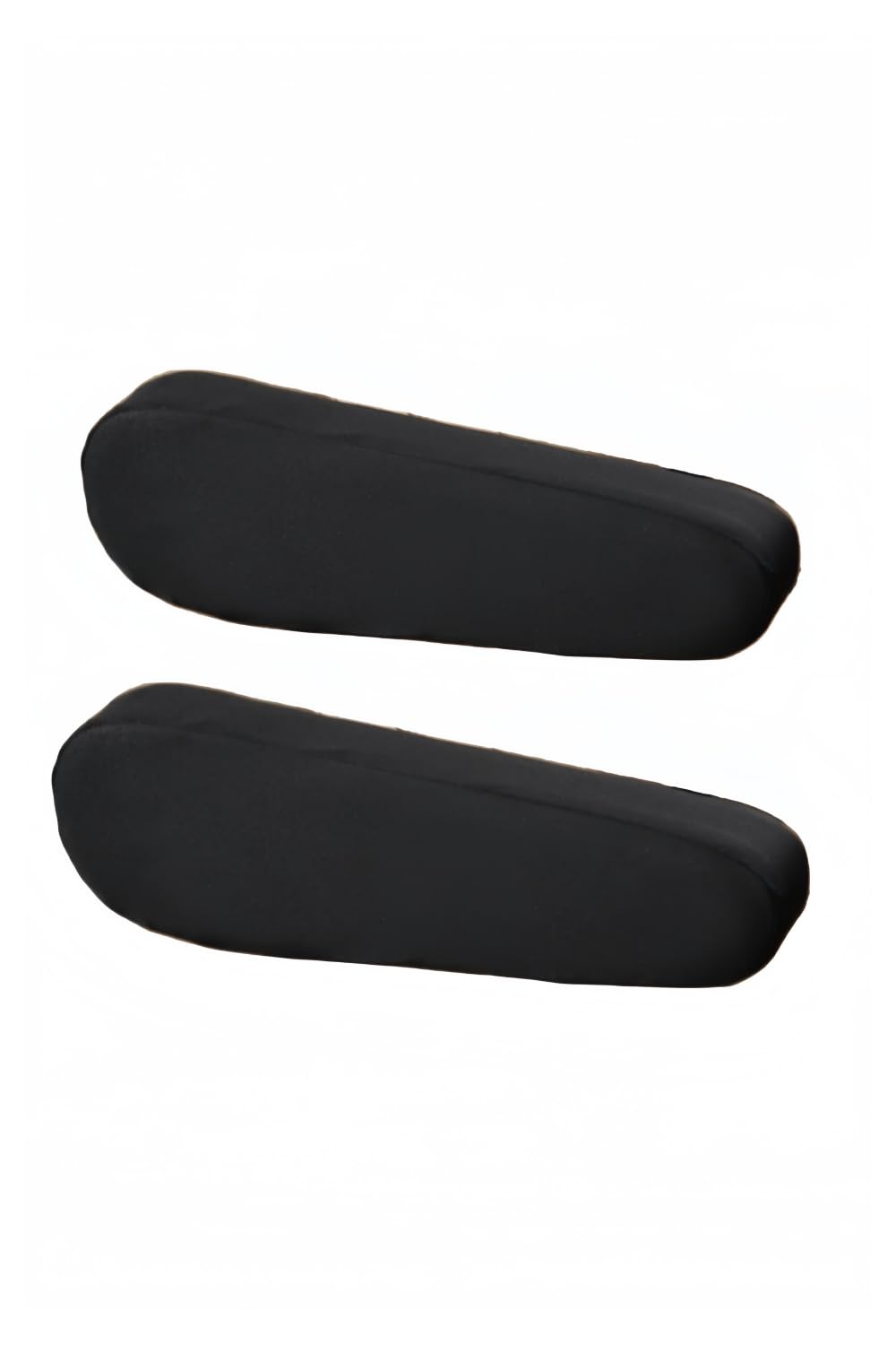 YFFSFDC Armrest Cover Elastic Fabric Car Front Seat Armrest Cover Dirt Proof Universal Set of 2 37x12cm (Black)