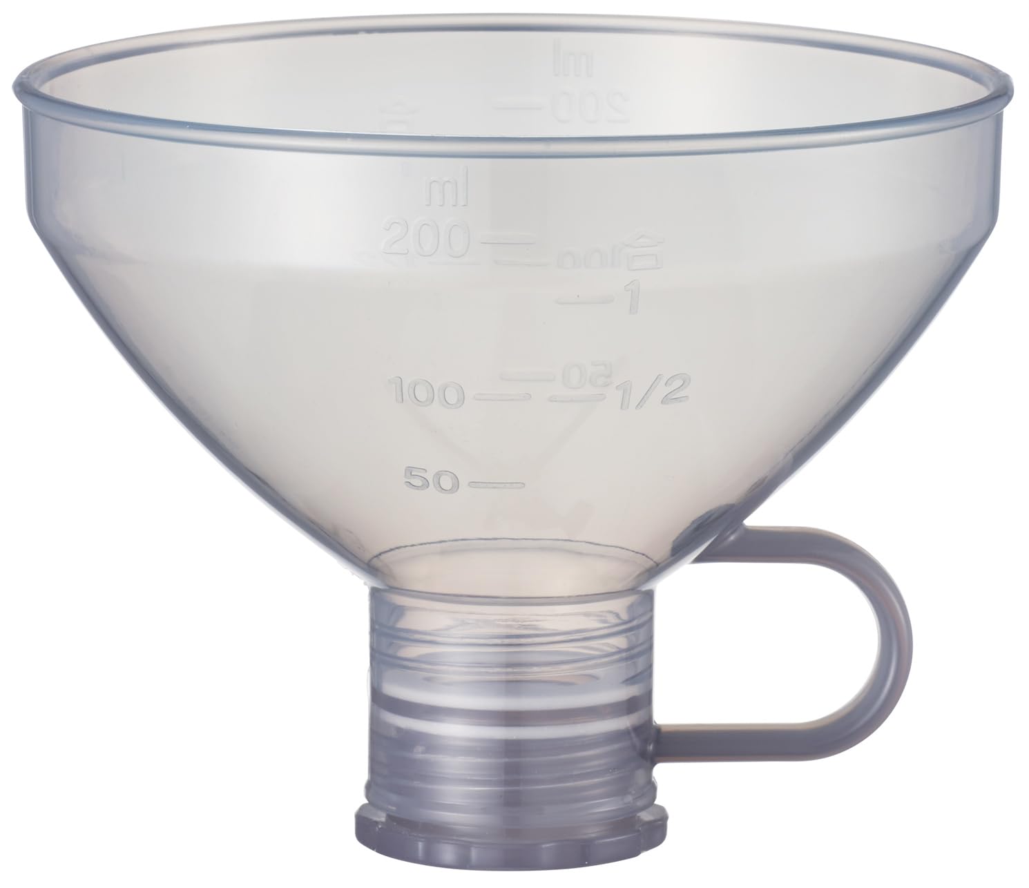 Skater PBJ20-A Funnel for Plastic Bottles, 5.6 gal (2 L) Plastic Bottles, Made in Japan, Sand Beige beige 径10.6×高8.8cm