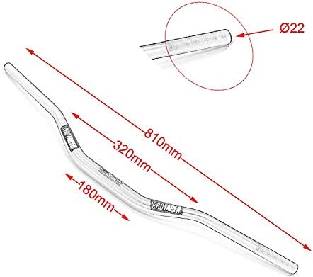 Ручка PROTAPER PRO Taper Pack Fat Bar 1-1 / 8 "Dirt Pit Bike Руль для мотокросса 810 мм Длина 28 мм PRO Алюминиевый (цвет: синий, две части), фото 2