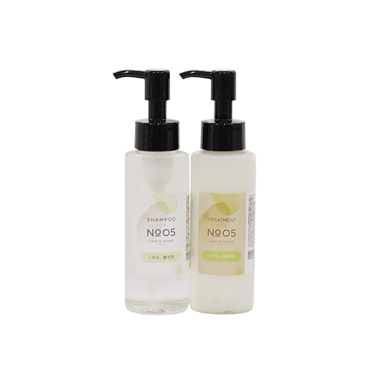 BEAUTY No.05 Shampoo/Treatment Set, Straight Care, 3.4 fl oz (100 ml) Each