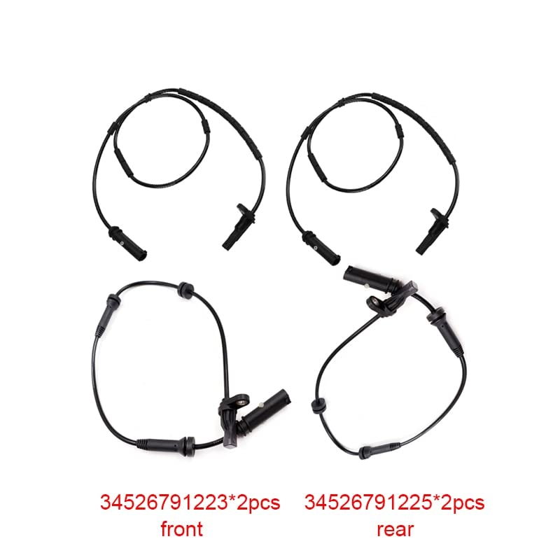 34526791223 34526791225 Датчик скорости ABS для BMW F20 F21 F22 F23 F30 F31 F32 F33 F35 F80 F82 F83 F87 Датчик скорости вращения колеса в сборе (Цвет: 1 комплект из 4 шт.), фото 2