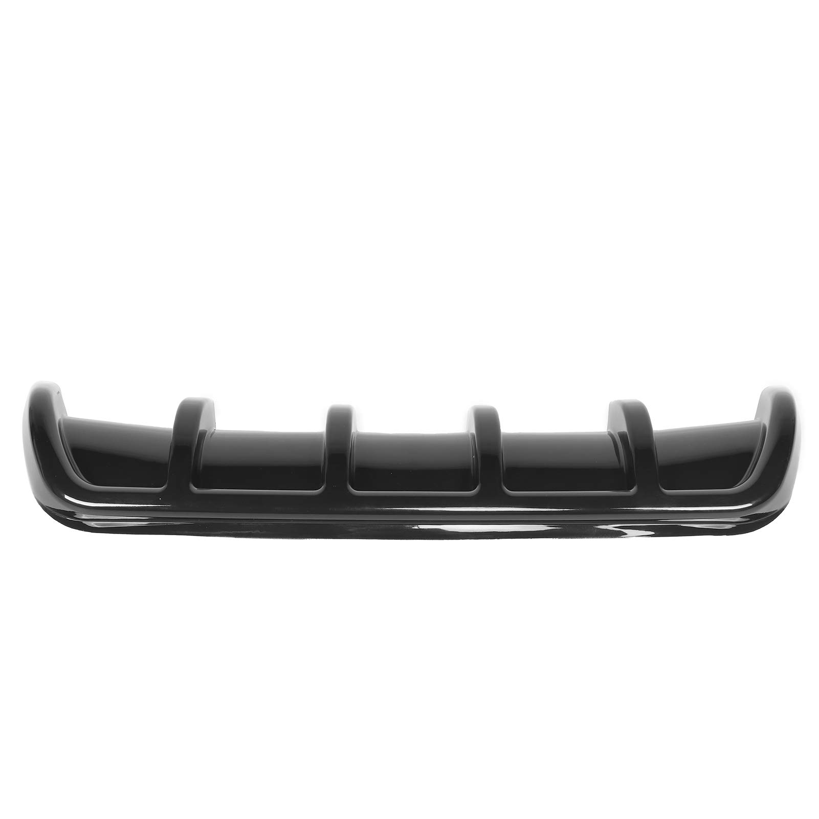 Acogedor Universal Rear Spoiler Fin Glossy Black Paint Car Modification Rear Bumper Diffuser Lip Improve Aerodynamics and Stability (Gloss Black)