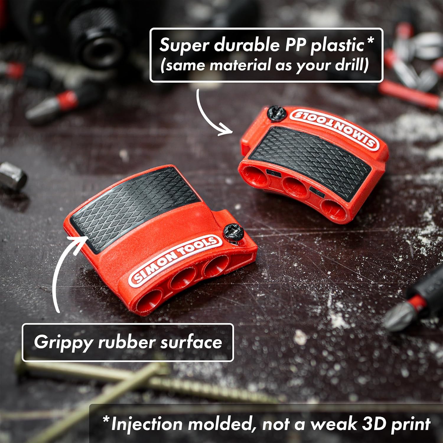 Магнитный держатель бит Simon Tools для ударной отвертки и дрели Milwaukee M12 Fuel Surge - Вмещает 6 бит, фото 7