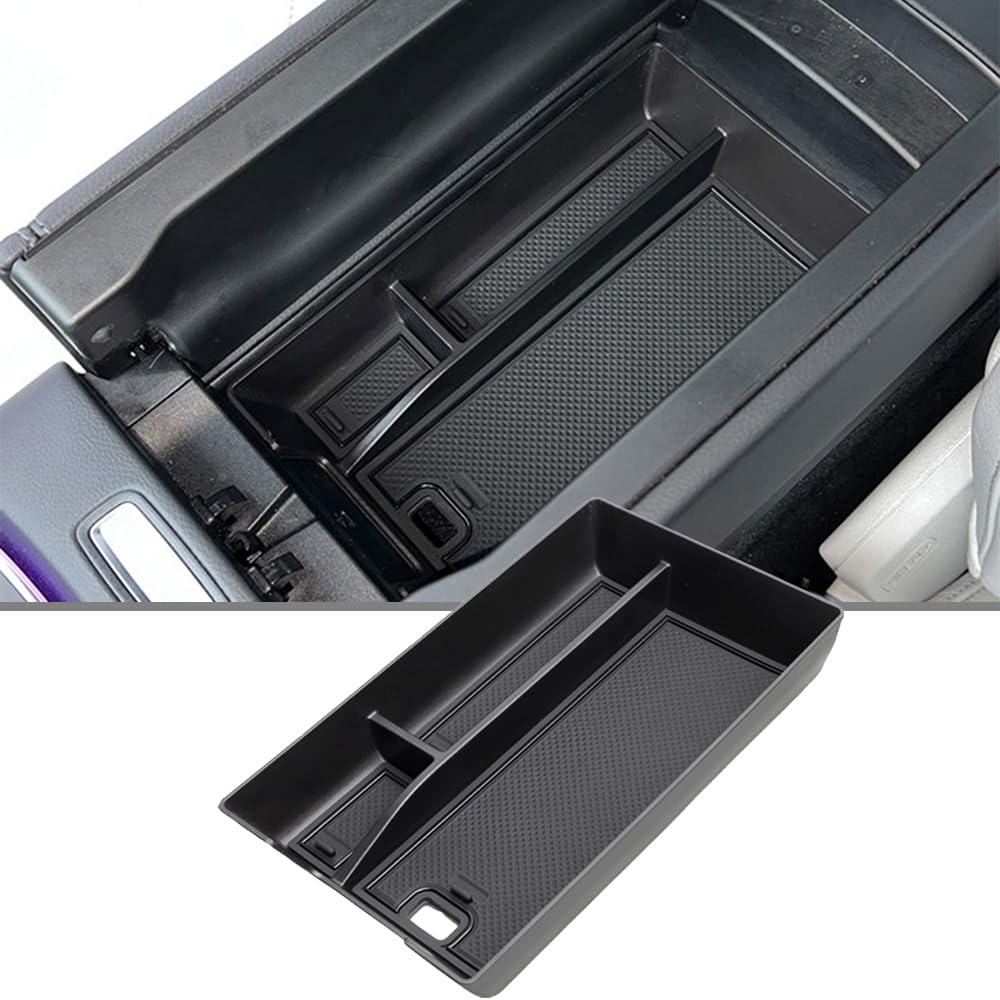 [High Flying] Mercedes Benz E Class E Class 6th Generation W214/S214 Fits 2024 - Present Armrest, Storage Box, Center Console, Tray with Rubber Mat, Interior Parts, Indoor, Organization, Accessory