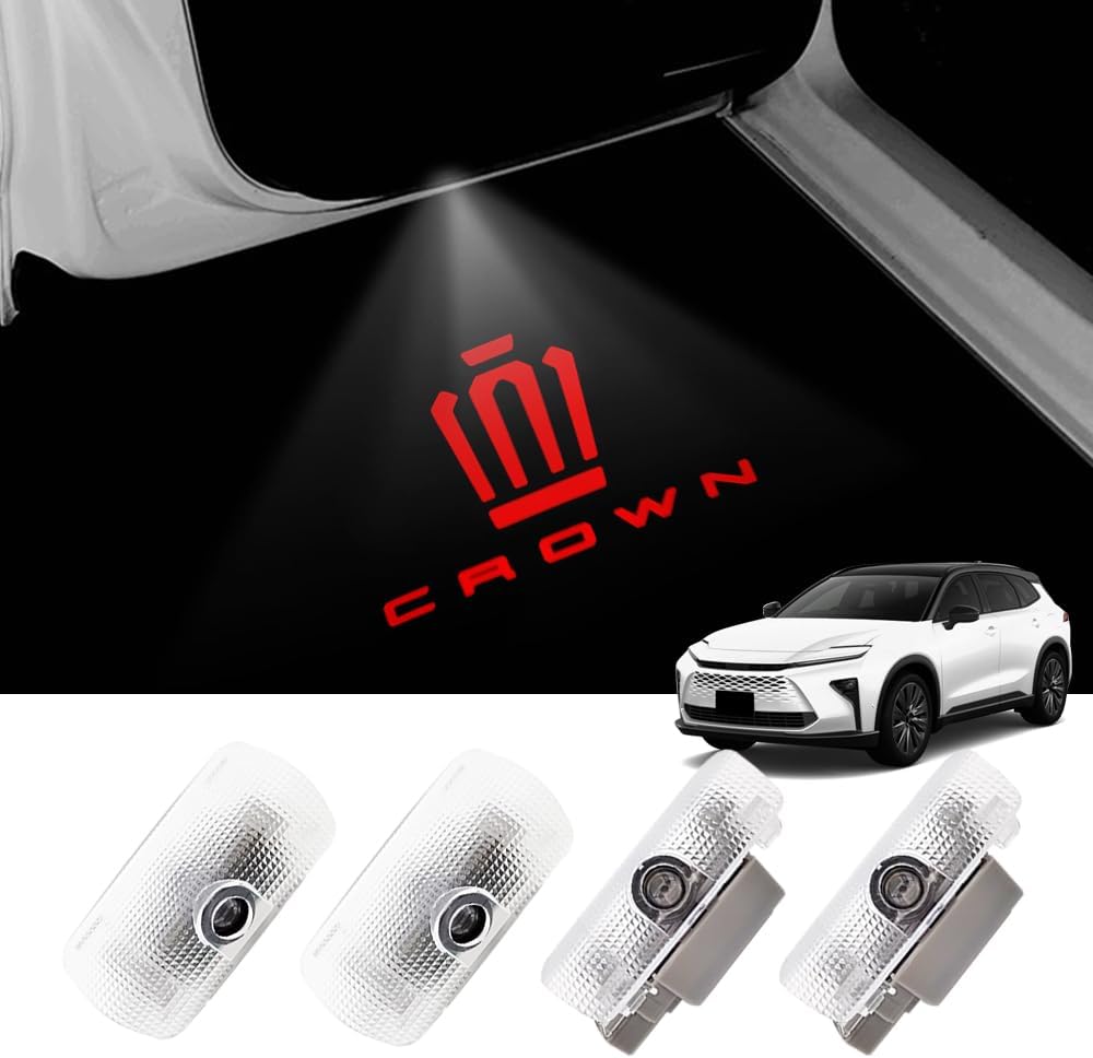 Сигнальная лампа Toyota Crown Estate 2025 года выпуска, Сигнальная лампа для дверей, Crown Estate с набором из 4 инструментов - Передняя и задняя двери - Красный, фото 5