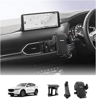 LUWU マツダCX-5/CX-8延長アームスマホホルダー 【ドライブ中も最適視野】 CX-5 アクセサリー CX-8 カスタムパーツ