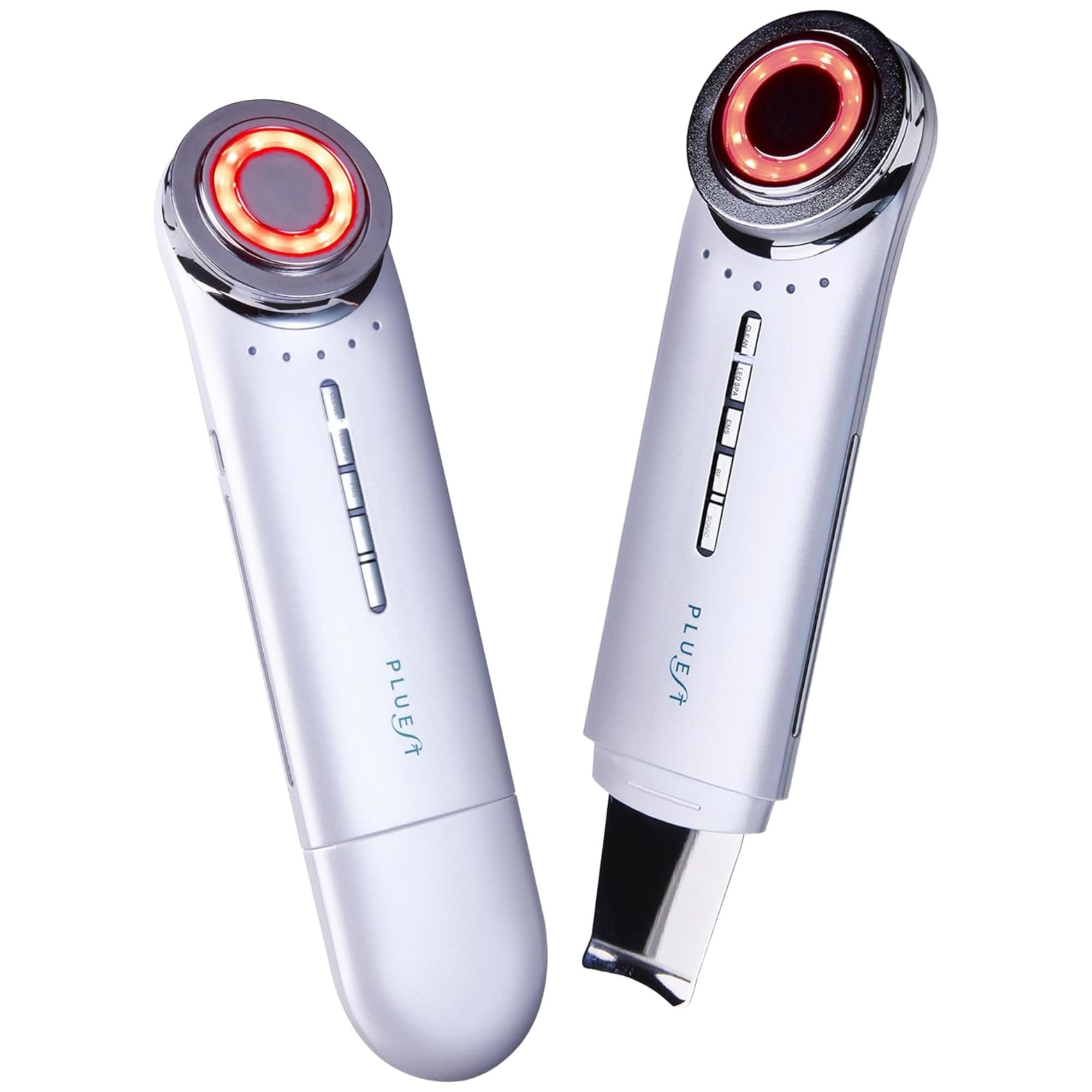 PLUEST Multi-Facial Spa, Facial Beauty Device, Cleanses Pores, EMS, RF, LED, Ultrasonic Vibration, Ion Induction/Extraction, Skin Tightening, 13-in-1 Multi-Function Device, Gift