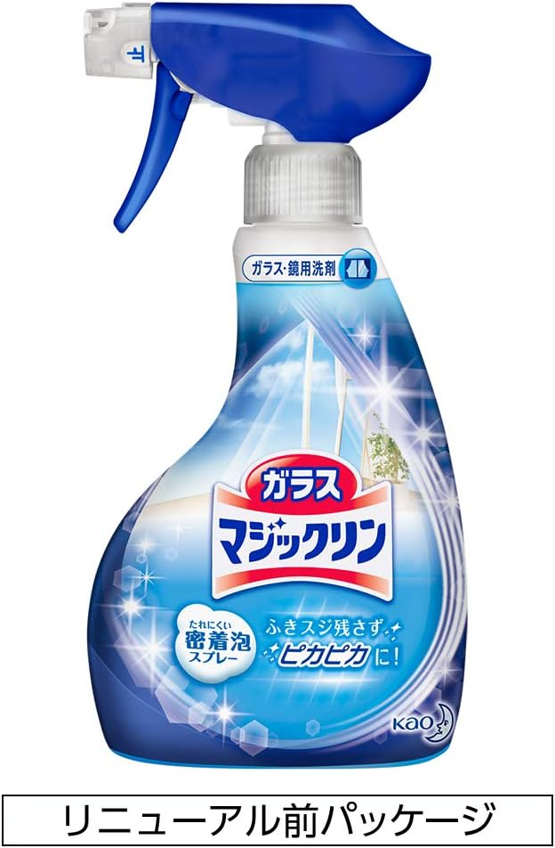 [Массовая покупка] Glass Magic Clean Основное устройство для мытья стекол в виде спрея + заправка - ассорти из 2 основных устройств объемом 14,1 унции (400 г) + 12,8 унции, фото 8