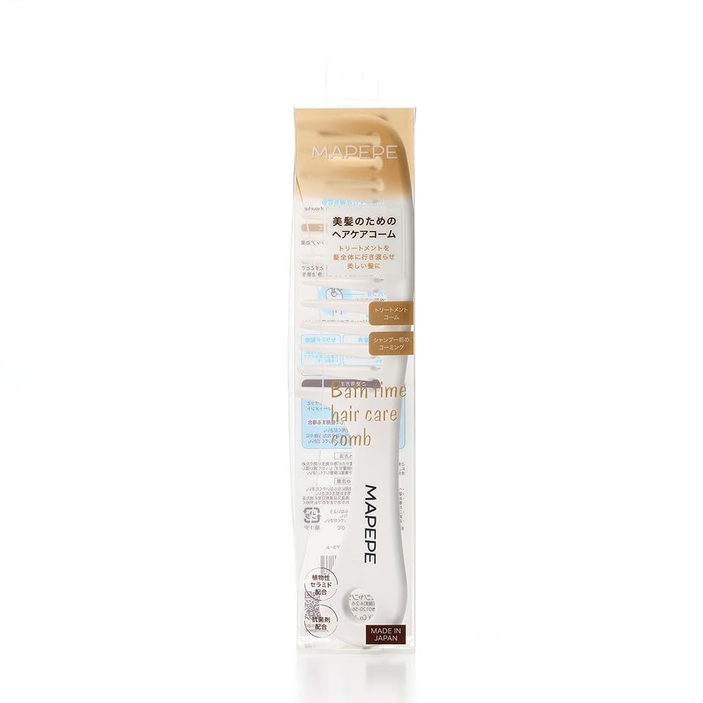 mapepe Bath Time Hair Care Comb 【Hair Comb for Use in the Bath】