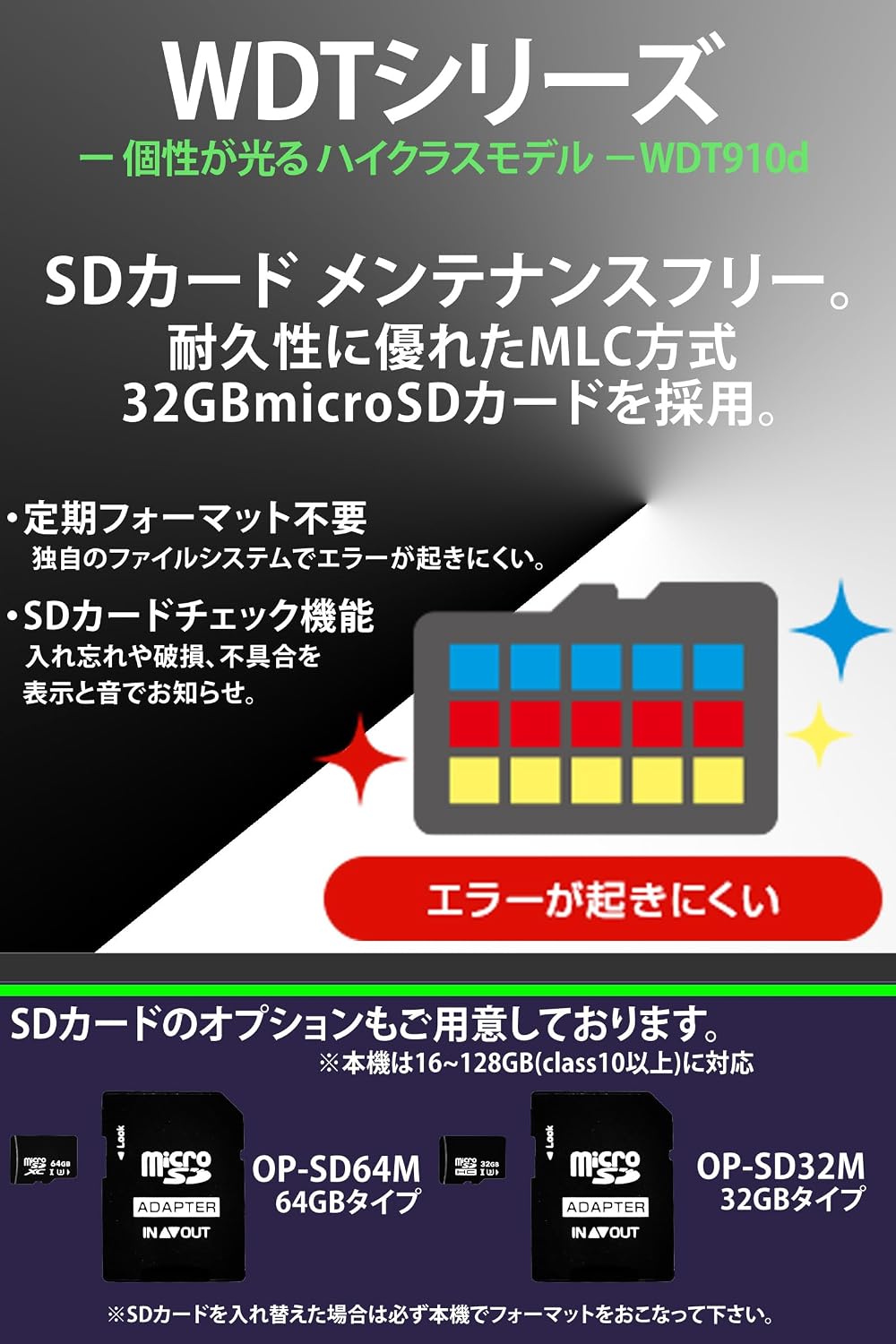 Видеорегистратор Yupiteru Drive recorder для всех зон 3 камеры WDT910d с функцией ночного видения STARVIS2 для записи спереди и сзади / слева / в помещении Высококлассная модель для записи обширной территории с помощью 3 камер Простой комплект поставки и веб-инструкция [Стандартное оборудование для мониторинга парковки] [Переписка по установке и обслуживанию в командировке], фото 7