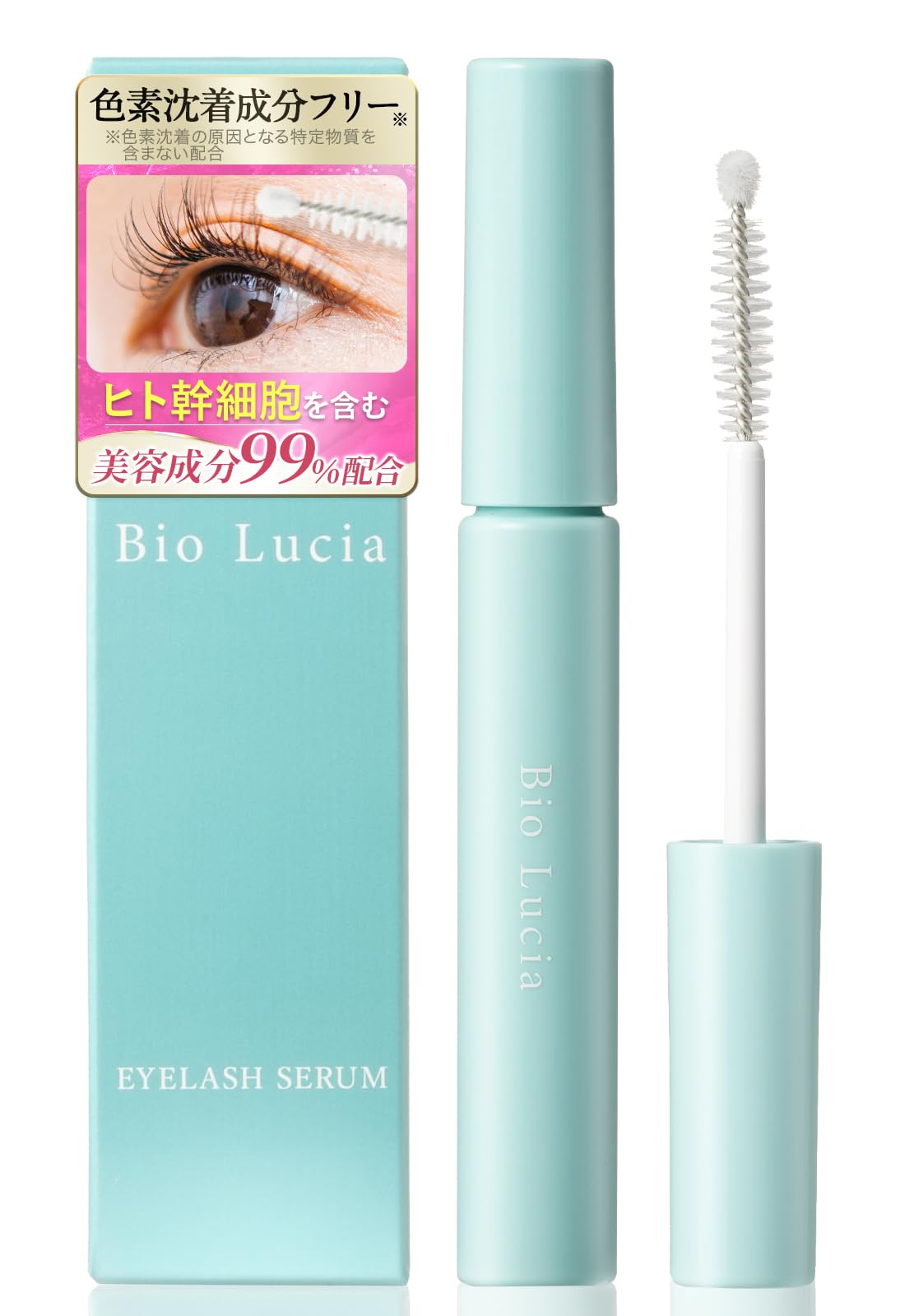 Bio Lucia Eyelash Serum, Eyelash Serum, 0.2 fl oz (6 ml) x 1 Bottle 6mL×1本