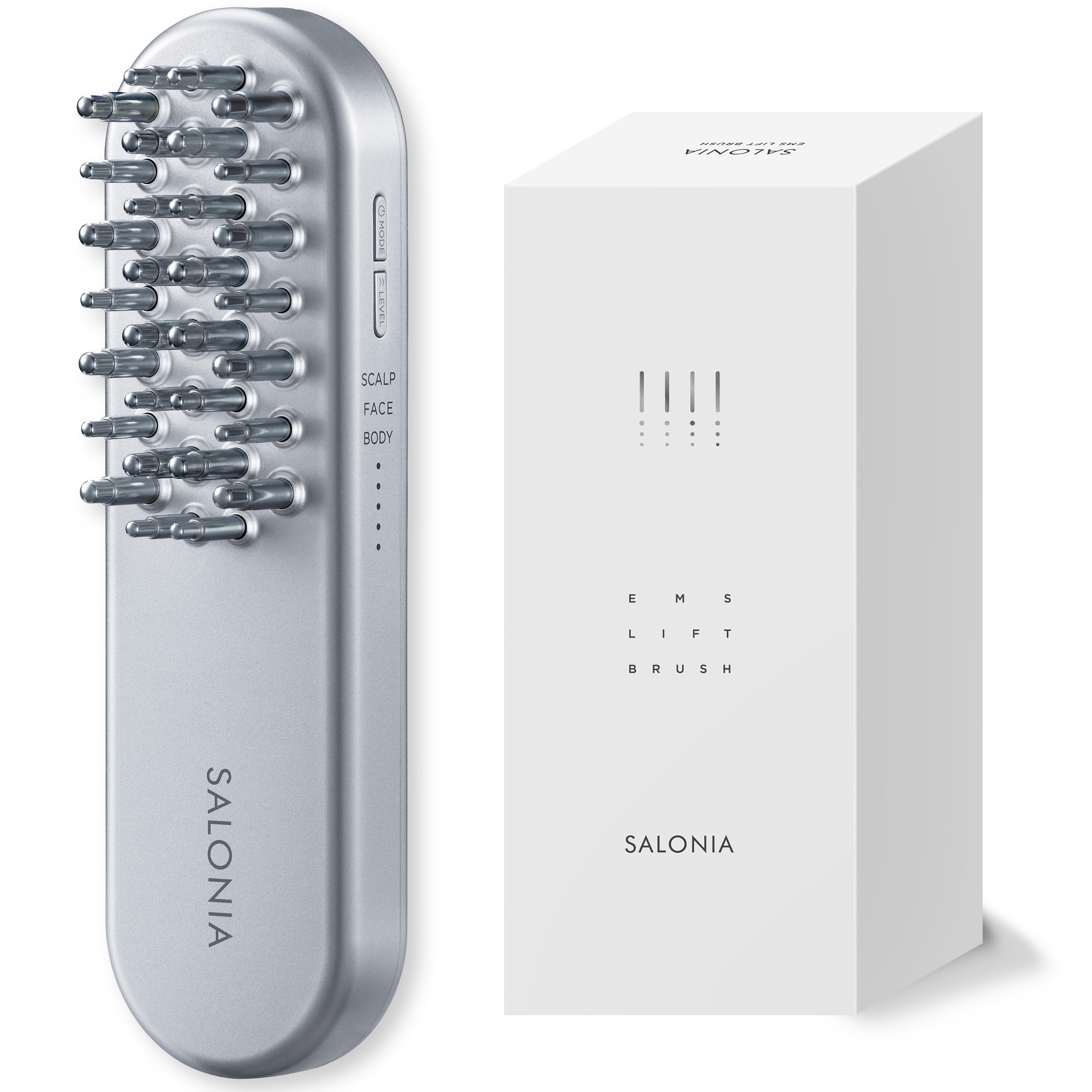 SALONIA Salonia EMS Lift Brush Electric Brush Facial Machine Electric Scalp Brush Lift Up [Amazon.co.jp Exclusive] (Classic model) Single item
