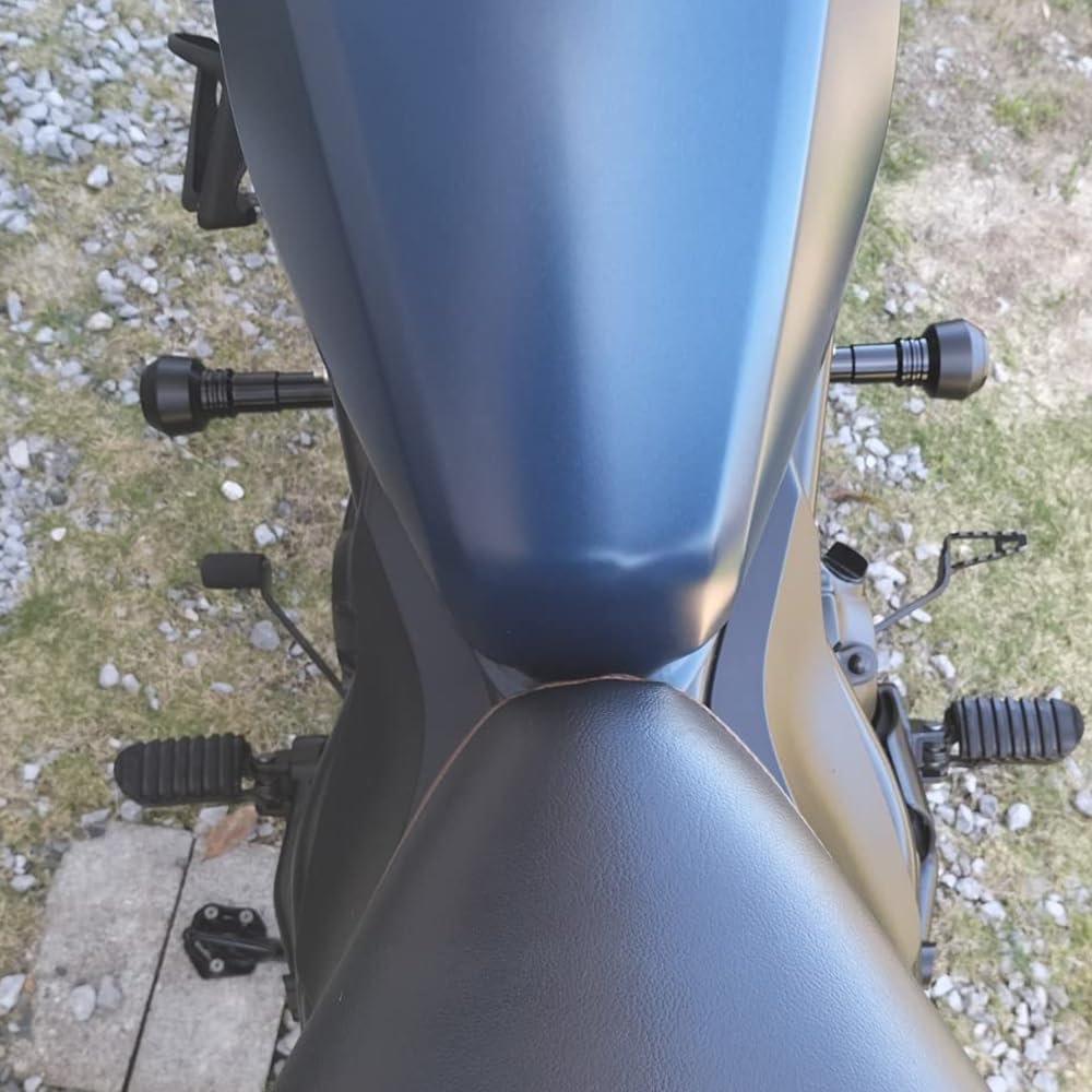Ползунок рамы мотоцикла, Ползунок двигателя, совместимый с Honda Rebel 250 (серебристый), фото 8