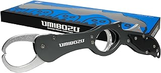 Umibozu(ウミボウズ) フィッシュグリップ 釣り 耐荷重30kg 軽量 アルミ 防錆 魚つかみ フィッシュキャッチャー カラビナロープ付き