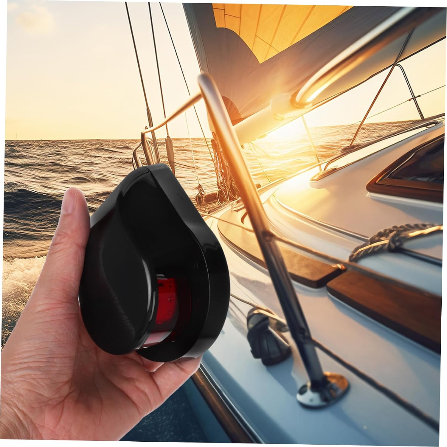 Phantasmia LED Boat Navigation Light Красно–зеленый - Водонепроницаемая конструкция, защищенная от атмосферных воздействий, Ночная парусная яхта, Понтонный каяк, фото 5
