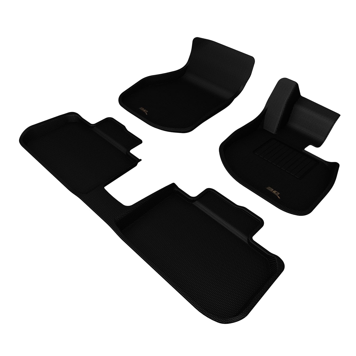 3D MAXpider BMW Compatible U11 iX1 iX2 2023~2026 Floor Mats Waterproof Rubber Car Supplies Interior Parts Accessories Car Mats Interior Accessories Driver's Seat Rear Seat Passenger Footrest Non-Slip