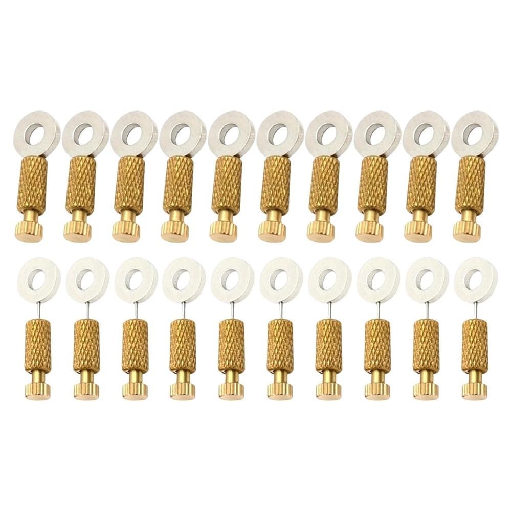 Azwamkue 20pcs Leather Positioning Needles Leathercraft Positioning Needle Lock Pins for DIY Leathercraft Sewing Stitching