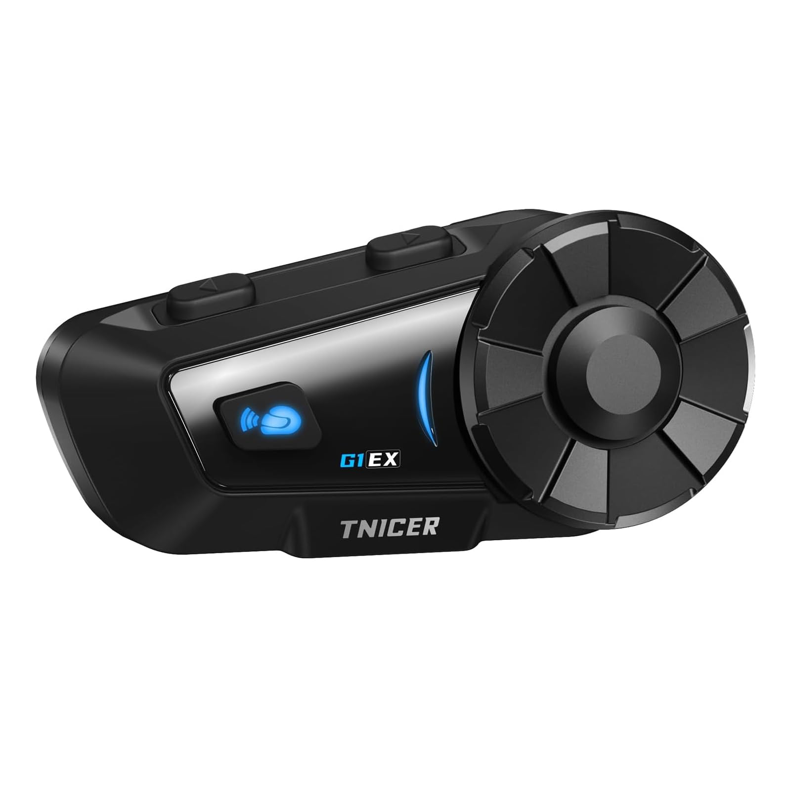 Motorcycle Intercom G1EX Bluetooth 5.2 Motorcycle Communication Device for 6-Person Simultaneous Call, One-Click Auto Pairing, 22 Hours Continuous Use, 1000m Range, Auto Communication Recovery 1 pc