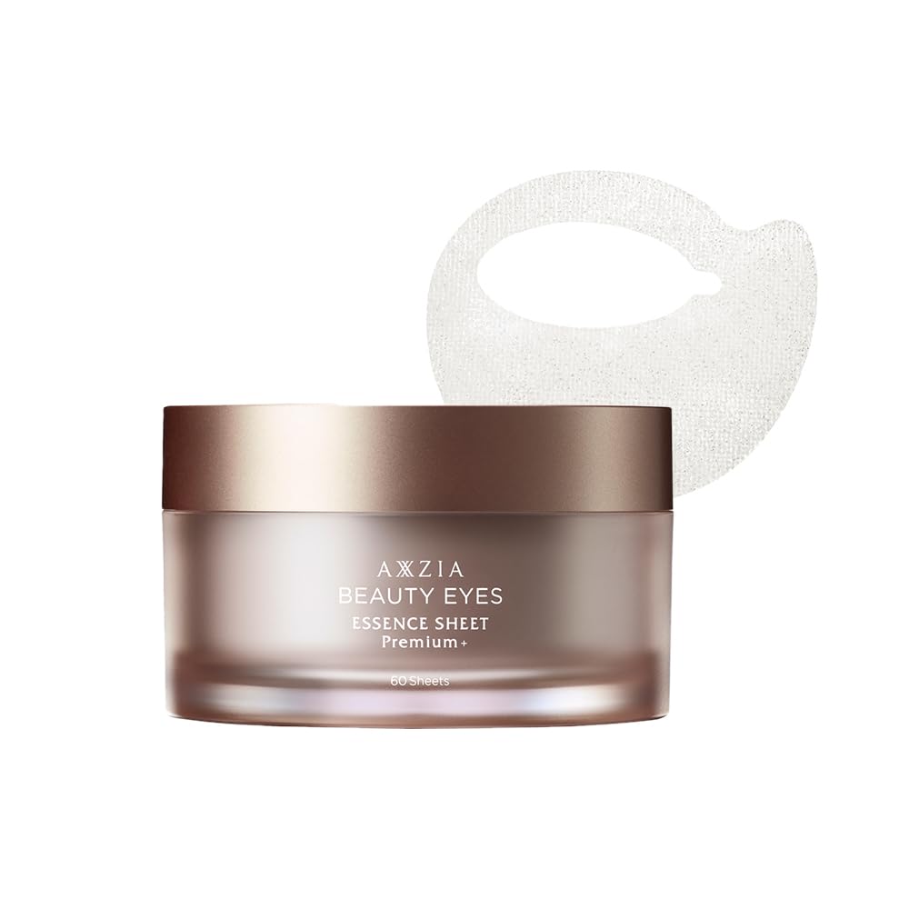 AXXZIA Axissia Beauty Eyes Essence Sheets, Premium Plus, 60 Sheets, Eye Pack, Age Care, Eye Care, Lack of Tightness, Dullness due to Dryness, Eye Sheets, Collagen