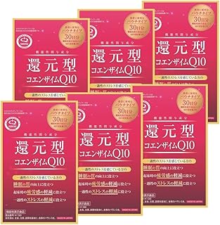 還元型コエンザイムQ10 袋タイプ カネカ社製 60粒×6個セット (約180日分) 機能性表示食品