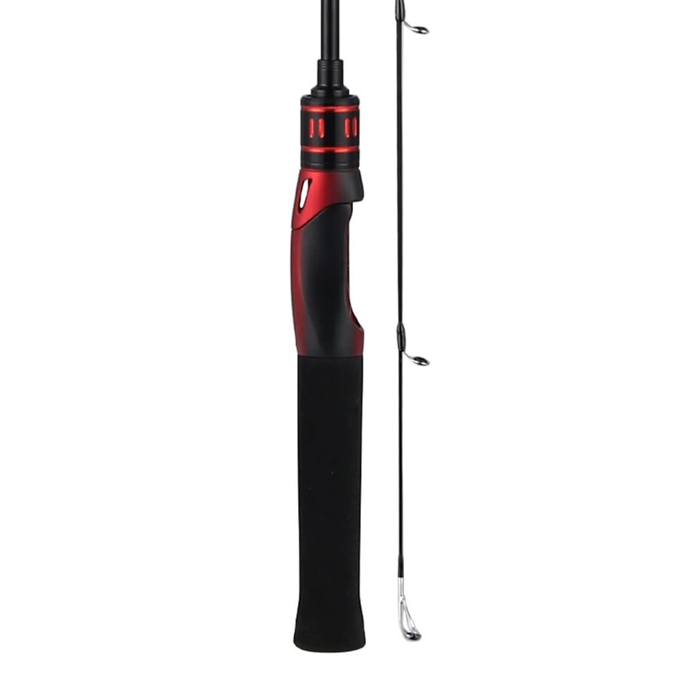 ritutou Bass Rod, Sea Bass Rod, Fishing Rod, Lure Rod, Carbon Fiber, Fishing Rod, Fishing Rod, Carbon Fiber, Black, Red Black 1.8m Spinning Type