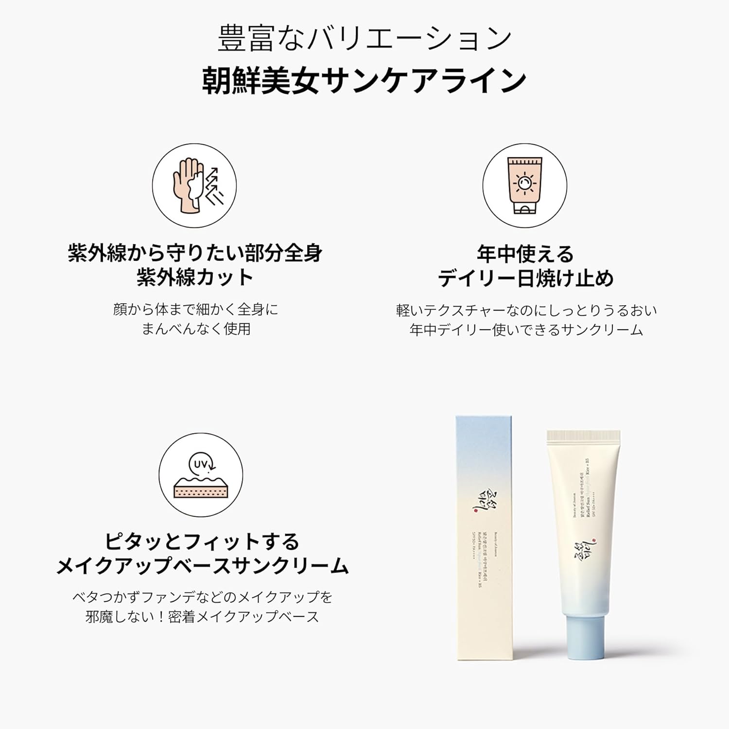 [BOJ] Крем для загара Relief Sun : Рис + пробиотики [Beauty of Joseon] [ Солнцезащитный крем 50 мл с SPF50+ PA++++ ( [ [ [ [ [ [ [ [ [), фото 11