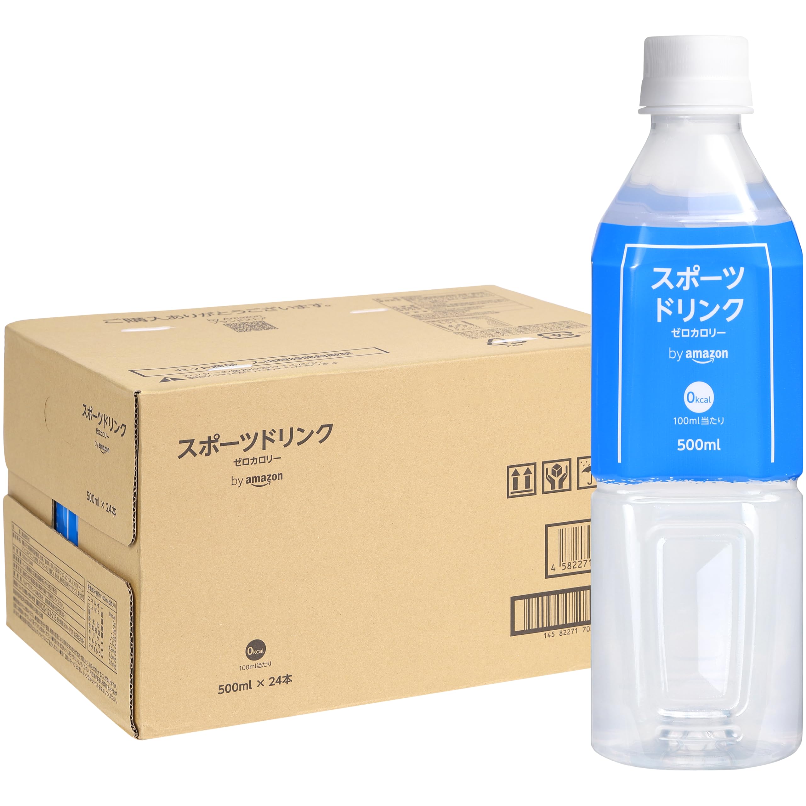 by Amazon Sports Drink Zero Calorie 500ml x 24 Cans Zero calories Label included