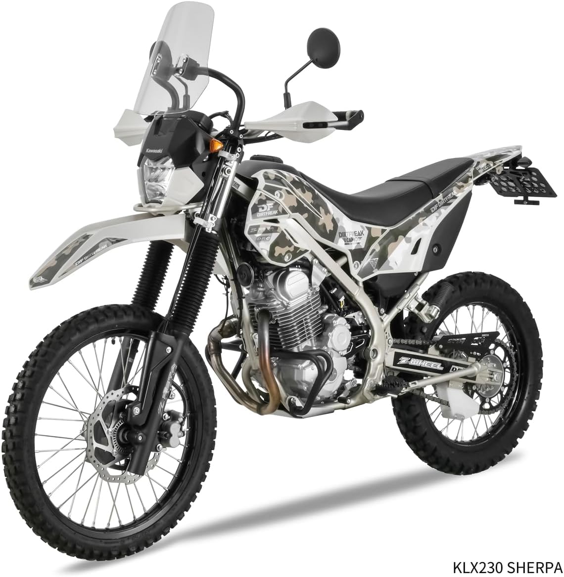Защита двигателя ZETA Racing KLX230/S/SM '25-'26, KLX230 SHERPA '25, KLX230 SHERPA S '26, KLX230DF '26 Стальная защита двигателя G6662, фото 5