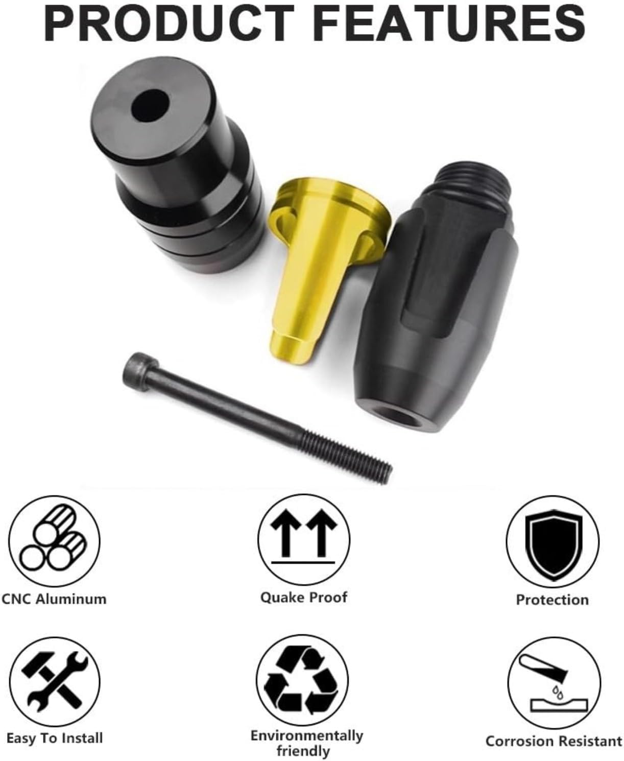 ДЛЯ CB1000F CB 1000F CB1000F 2025 2026 Мотоциклетный стержень для предотвращения падения выхлопных газов, ползунок для предотвращения столкновения двигателя с ЧПУ (красный), фото 3