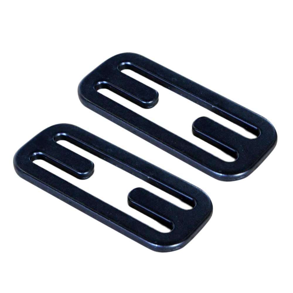 Camellia Model Locker for Harness Safety Belts, Black, Pack of 2