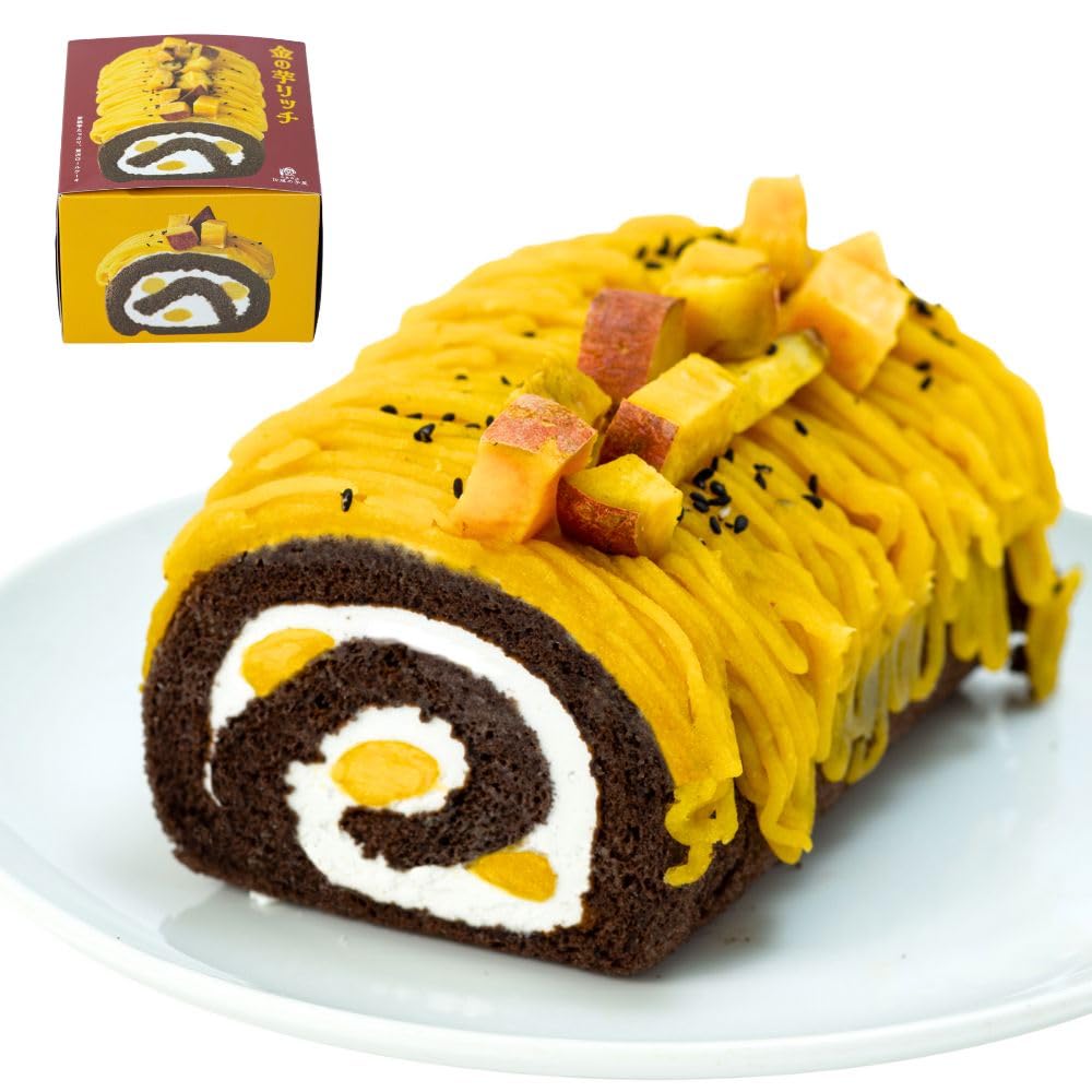 Golden Potato Rich, Premium Anna Potato Roll, Cake, Summer Gift, Sweets, Potatoes, Gift, Anna Potato, Frozen, Made in Japan 1個