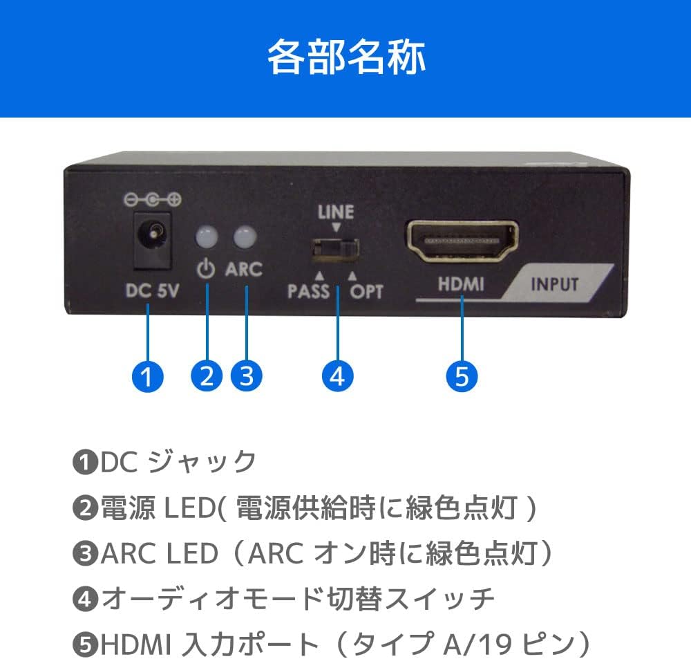 Аудиоразветвитель RATOK SYSTEM 4K60Hz HDCP2.3, совместимый с ARC, оптический цифровой аудиоразветвитель RS-HD2HDA2-4K ps5, фото 11