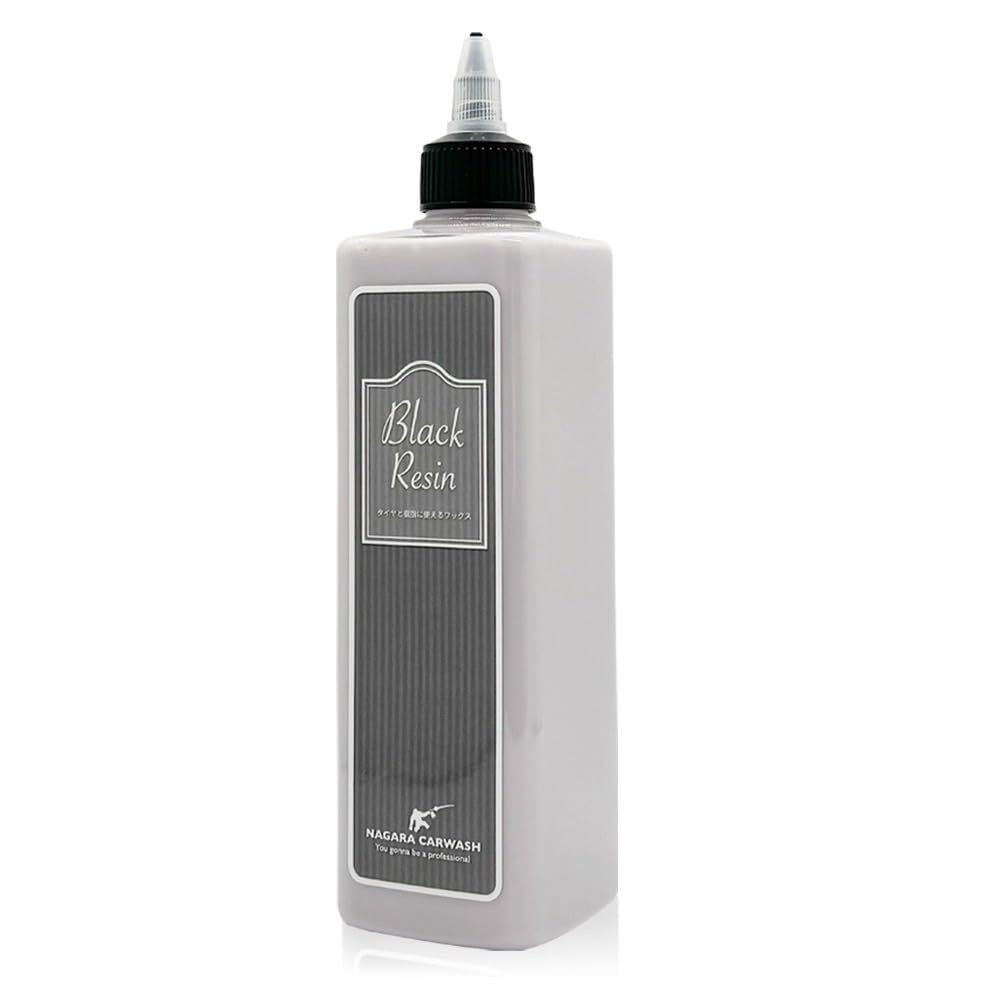 【ながら洗車】Black Resin『オシャレはタイヤと樹脂から』 350ml 単品 水性ワックス ブラックレジン 樹脂専用のカーワックス