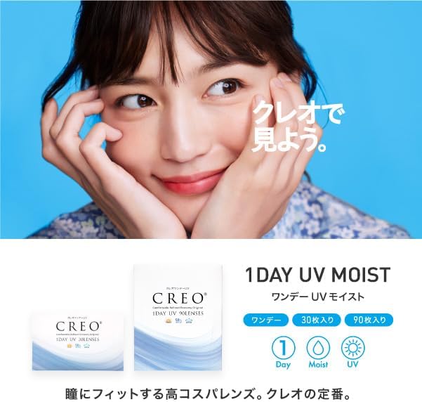 Однодневные контактные линзы Cleo One Day UV Moist, 30 листов, 2 коробки, -1.75, BC 8.7, фото 2