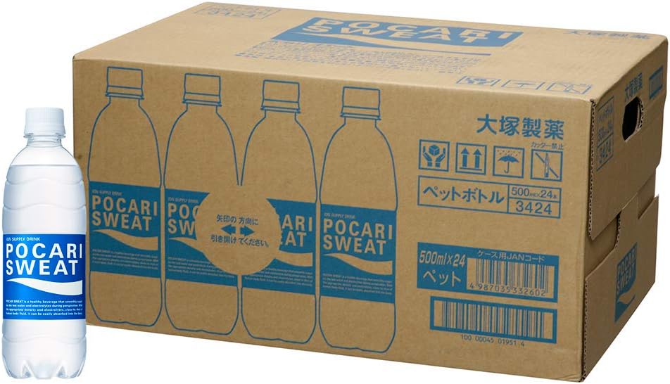 Otsuka Pharmaceutical Pocari Sweat 16,9 жидких унций (500 мл) х 24 флакона для свитшотов Pocari, 24 штуки, фото 3