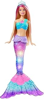 バービー(Barbie) みずのなかでもあそべる! キラキラマーメイド 尾びれが光る 人形・ドール 3才から HDJ36