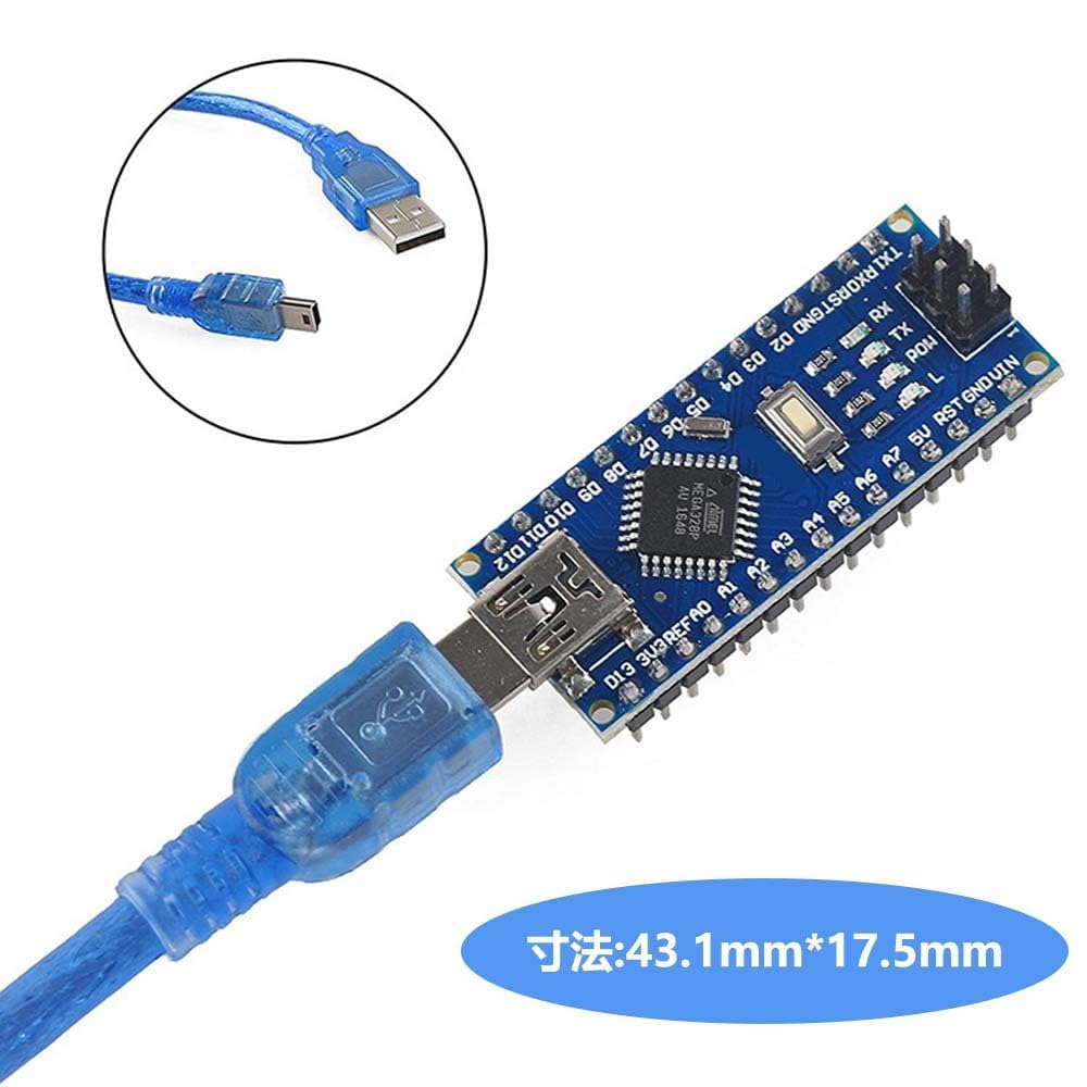 Плата разработки V3.0 ATMEGA328PB + Мини-USB-кабель, Высокопроизводительный интерфейс, совместимый с Arduino, Пайка контактов / Плата электронного комплекта DIY, фото 2