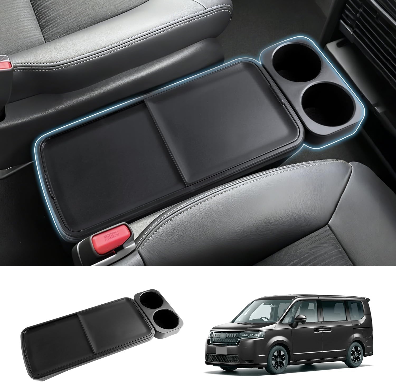 Новый Honda Step Wagon 6-го поколения RP system rp8 rp7 rp6 2022.5 ~ Текущий эксклюзивный консольный ящик раздвижного типа 2в1, держатель для напитков, фото 8