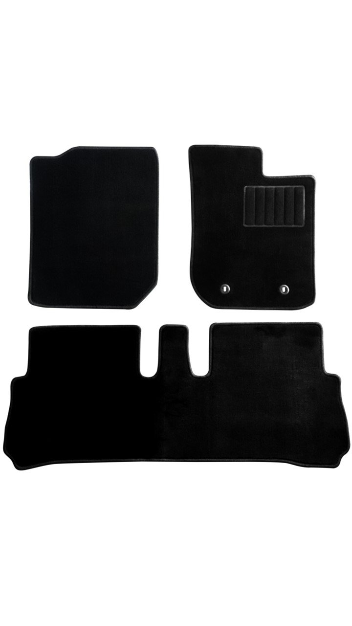Floor Mat Car Mat for 1 Vehicle [Daihatsu [Cast] CAST 4WD (LA260S) Black Black Non-slip Back Material Dedicated Fixing Hooks Included