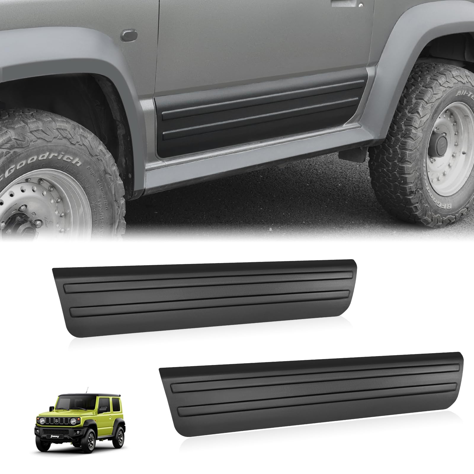 JB64 Jimney Side Door Panel Black Side Door Protection
