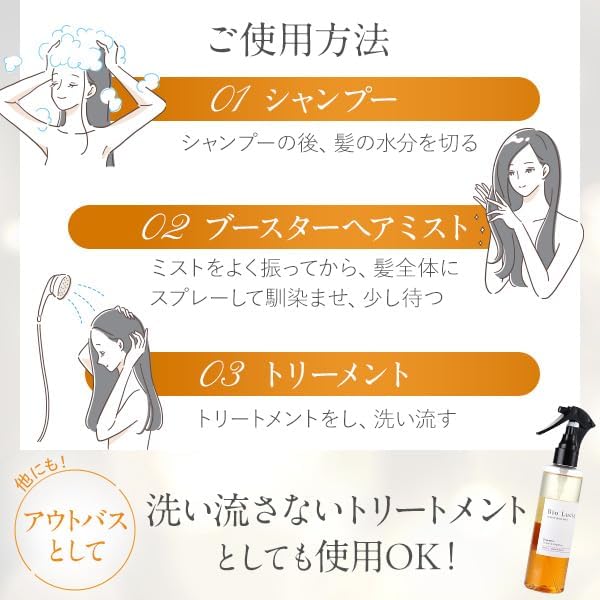 Bioltier Booster Hair Mist 6,1 жидких унций (180 мл) x 1 флакон [С использованием кератинового раствора] Введение Косметическая сыворотка для ухода за волосами и масло для волос 1) 1 шт., фото 12