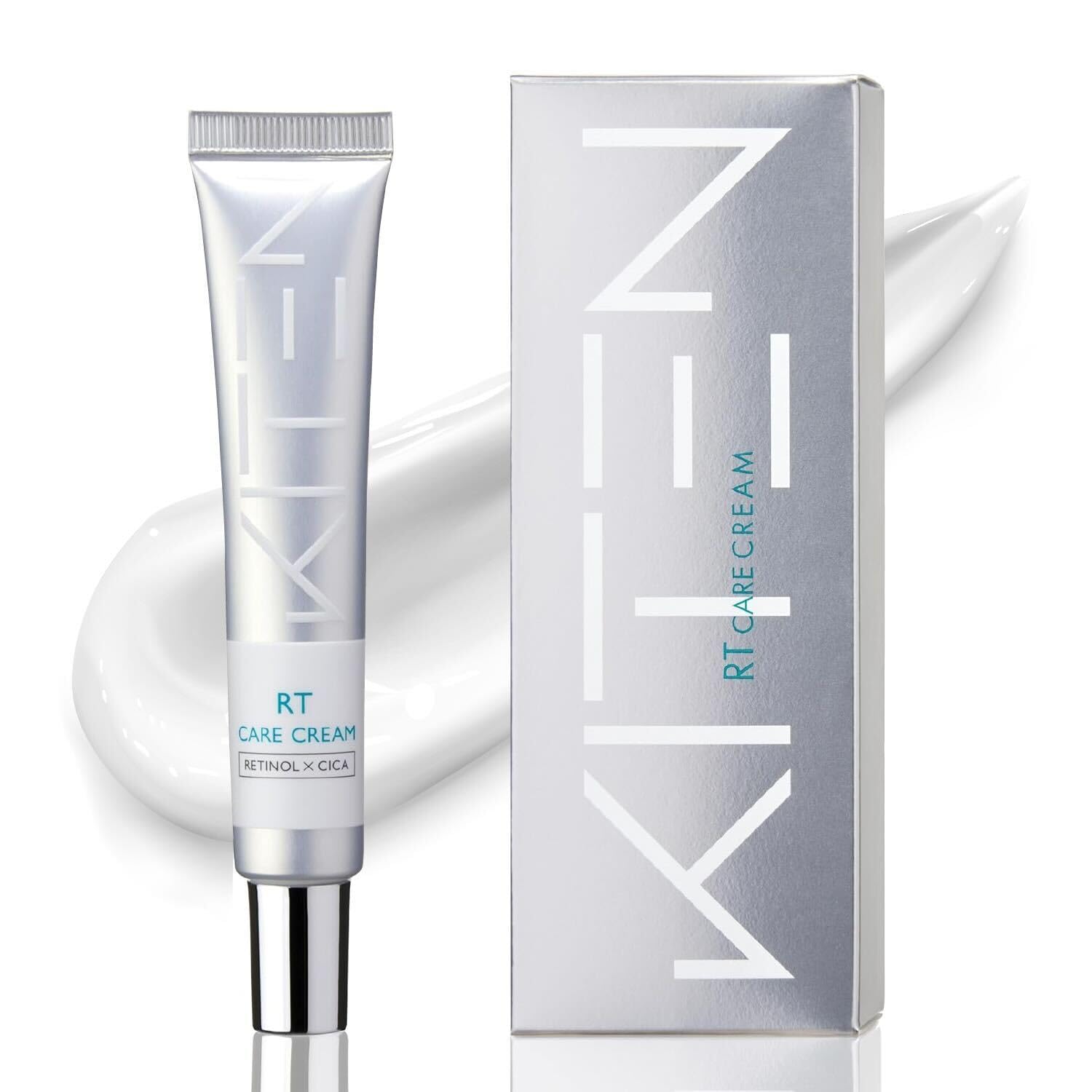 KITEN Retinol Liposome Pure Retinol 0.1 Cicatricial Cream Niacinamide Ceramide Eye Cream Firmness Gloss High Concentration Moisturizer Additive-Free Made in Japan 20g