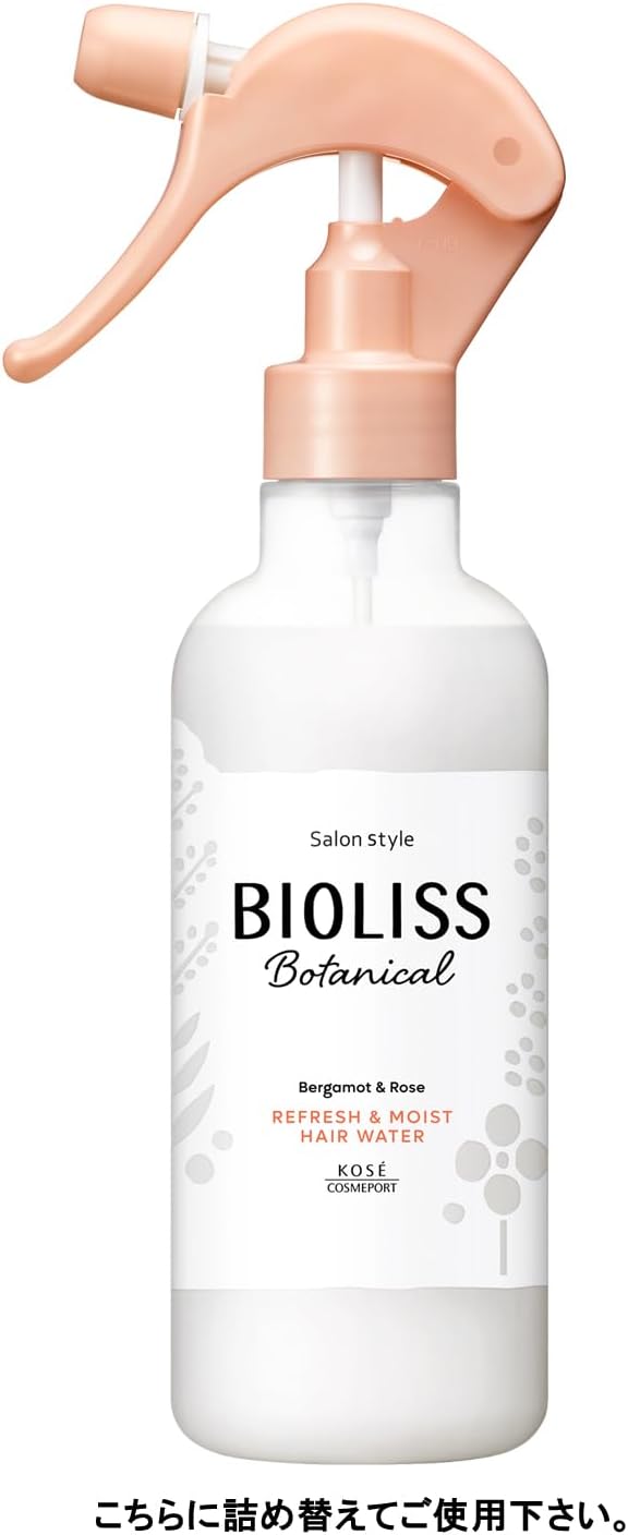 SALON STYLE(Салонный стиль) Косметика KOSE Cosmetics Port KOSE Bioris Botanical Освежающая и увлажняющая водная процедура для волос 230 мл Пополнения 230 мл пополнения, фото 3