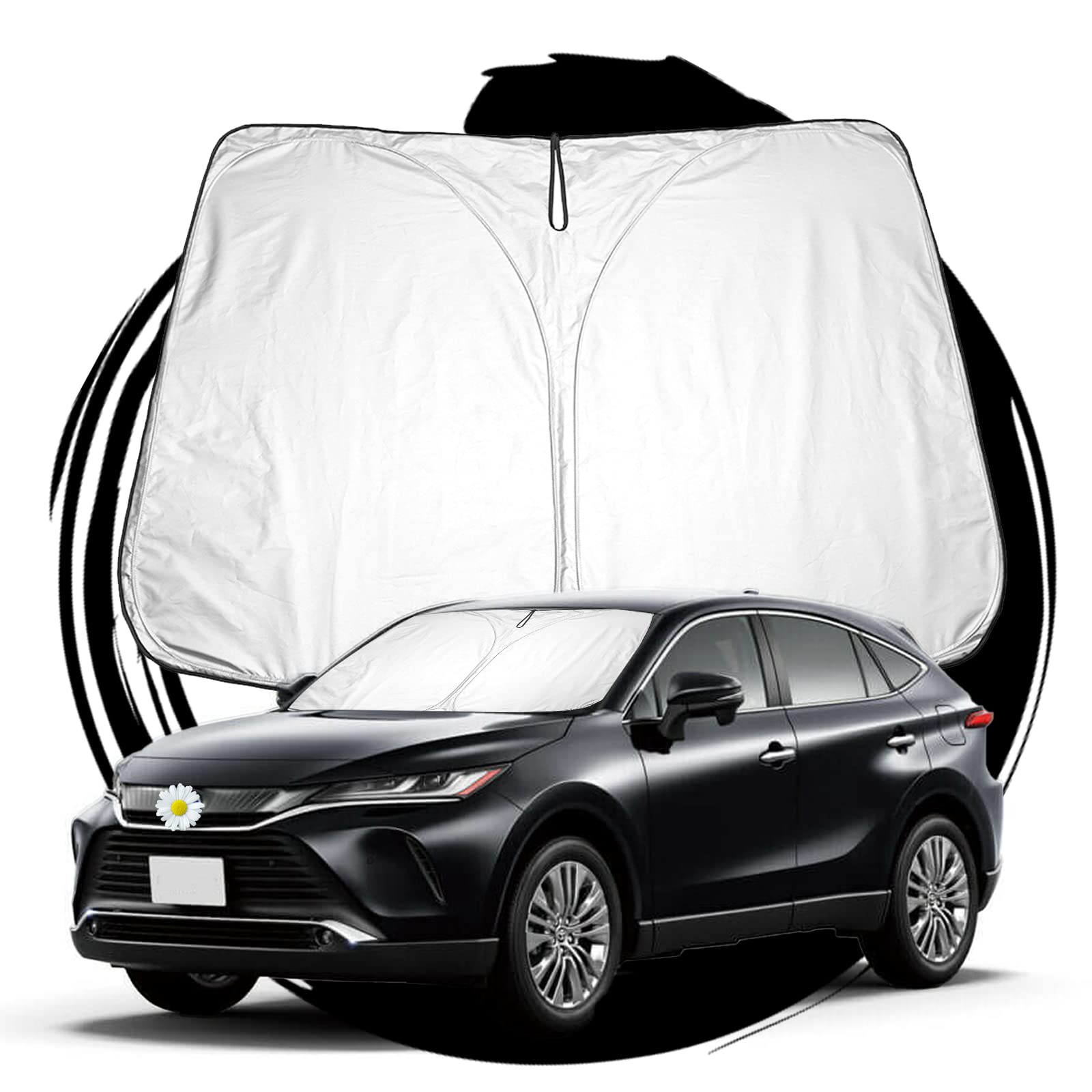 ruiya 2022 Toyota Harrier 80 Series Phev Sunshade, Windshield Parasol, Car Sunshade, UV Protection, Sunshade, For Sleeping in Car, Foldable, For Harrier 80 Series, Accessories, Custom Parts