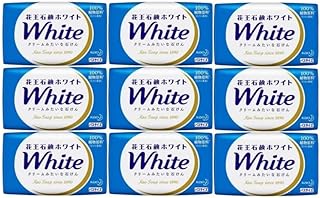 花王 石鹸ホワイト (9個入, フローラルの香り) 試供品付き