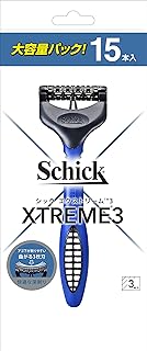 Schick(シック) エクストリーム3 3枚刃 (15本入) 髭剃り カミソリ