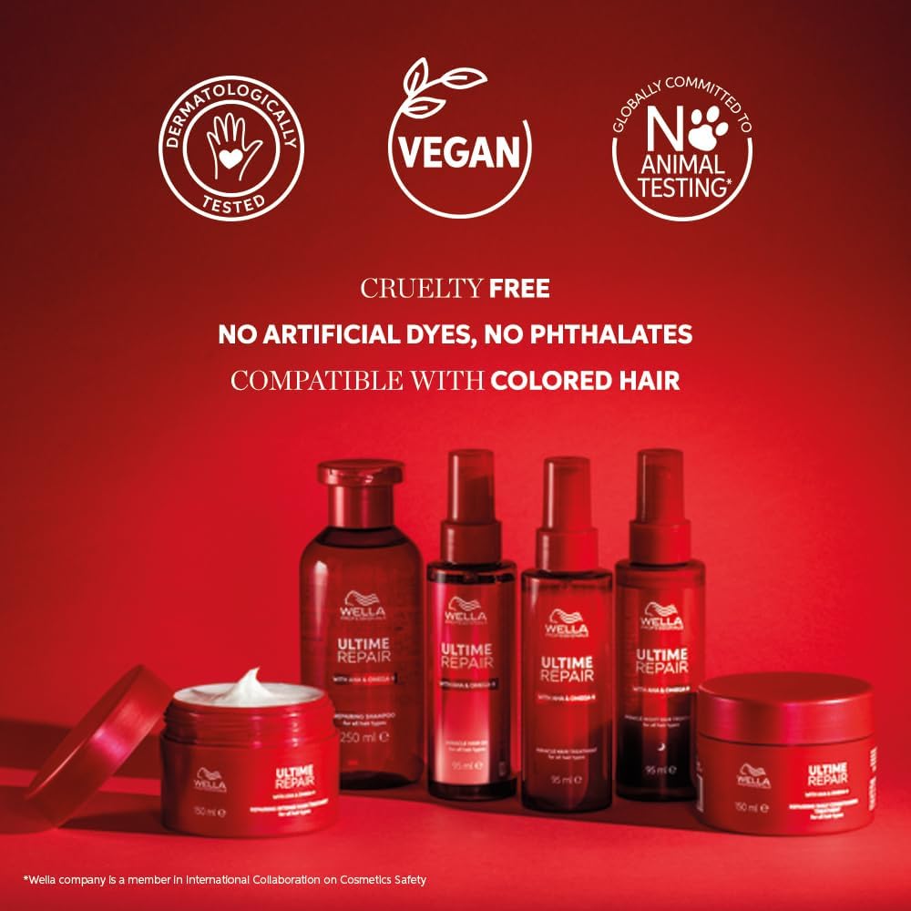 【Официальный дилер】Ultime Repair Miracle Hair Treatment 95 мл Спрей для волос Wella WELLA Несмываемое средство для восстановления поврежденных волос, фото 4