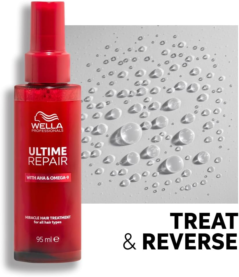 【Официальный дилер】Ultime Repair Miracle Hair Treatment 95 мл Спрей для волос Wella WELLA Несмываемое средство для восстановления поврежденных волос, фото 7