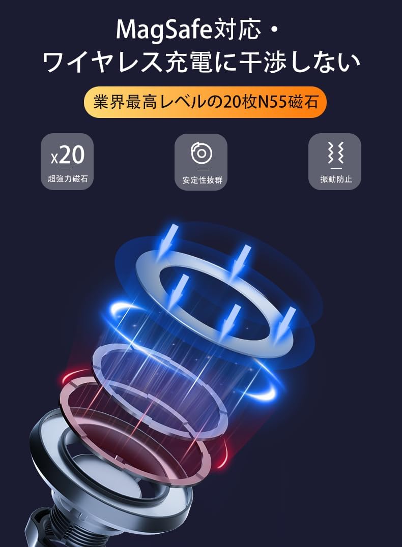 держатель для смартфона oricarmes Cx-8, Магнит, Mazda, Cx-5, Сх-5, Сх-8 кг, Подставка для смартфона, Управление одной рукой, Портретная и пейзажная съемка, Аксессуары, фото 3