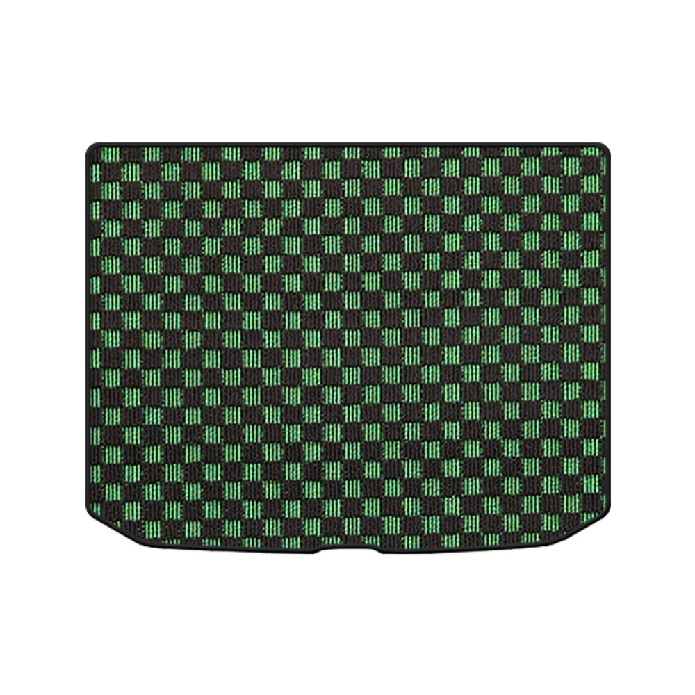 Hotfield AUDI Audi Compatible A3 Sport Bag 8V Series Trunk Mat Luggage Mat Check Green checker green